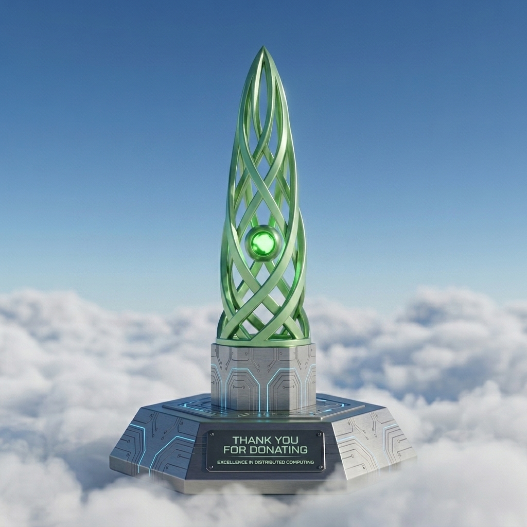 Official OpenCloudBot donation certificate